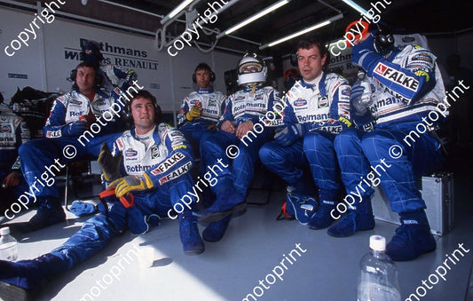 1997 Argentinian GP rothman Williams team 303