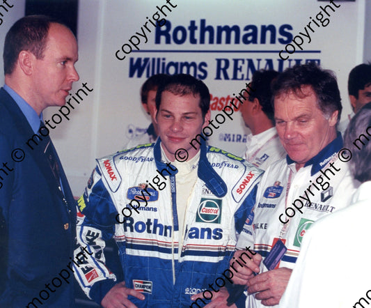 1997 Australian Jacque Villeneuve, Patrick Head right