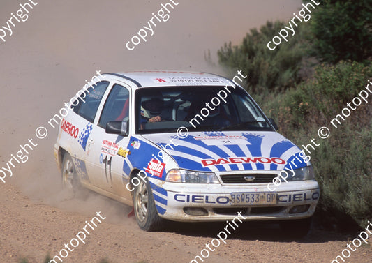1997 Autumn Trial 11 Enzo Kuun, Guy Hodgson Daewoo Cielo CONFIRM (Watling Photo) (1)