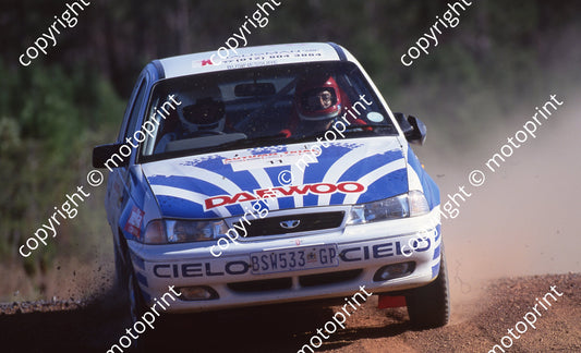 1997 Autumn Trial 11 Enzo Kuun, Guy Hodgson Daewoo Cielo CONFIRM (Watling Photo) (3)