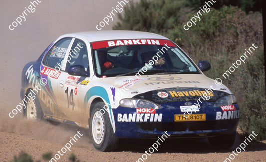 1997 Autumn Trial 14 T Viljoen, Geoff Tyrer Hyundai (Watling Photo)