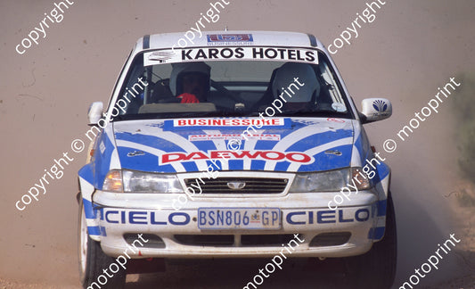 1997 Autumn Trial 3 Sarel vd Merwe, Franz Boshoff Daewoo (Watling Photo)