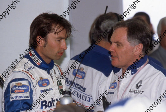 1997 Belgian GP Frentzen Patrick Head 318