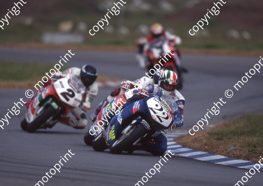 1997 EL MC 22 Russell Wood 1 Greg Dreyer 2 Danie Maritz all Hondas (Watling Photo)