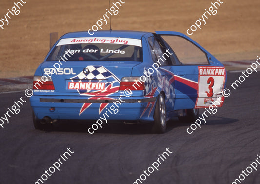 1997 Kya Bankfin 3 Shaun vd Linde BMW318is opening the door to (Watling Photo) (8)