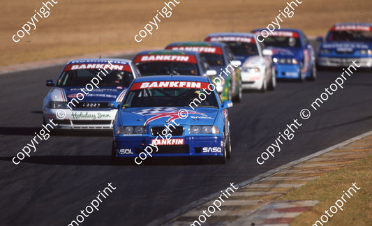 1997 Kya Bankfin 4 Michael Briggs BMW318is 2 Chris Aberdein Audi A4 (Watling Photo)