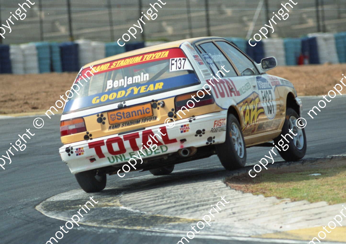 1997 Kya Stannic F137 Michael Benjamin Toyota Tazz (Colin Watling Photographic) (9)