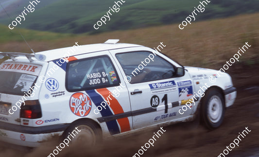 1997 Stannnic Rally 1 Jan Habig, Douglas Judd Golf (Watling Photo)