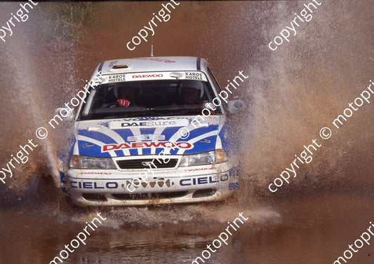 1997 Toyota Dealer Rally 3 Sarel vd Merwe, Franz Boshoff Dawoo Cielo (Watling Photo)