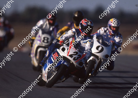 1997 Welkom MC 23 Brad Anassis  9 Charlie Minnaar Suzuki GSXRs (Watling Photo)  (4)