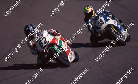 1997 Zkops MC 62 Lance Isaacs Honda RS250R 53 Brett MacLeod Yamaha TZ250 (Watling Photo)  (4)