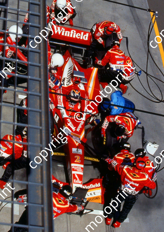 1998 Australian  GP Heinz-Harald Frentzen 3rd Williams FW20 (4)