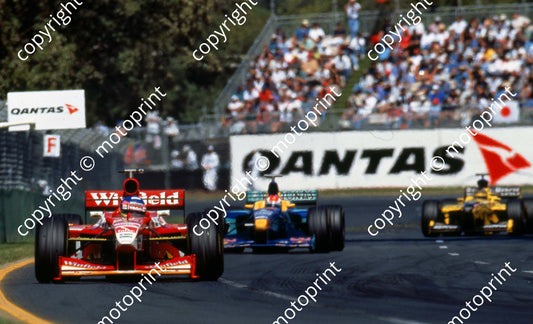 1998 Australian GP Jacques Villeneuve 5th Williams FW20 (5)