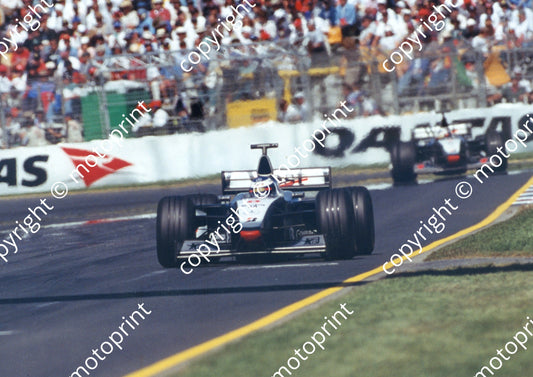 1998 Australian GP  Mika Hakkinen, David Coulthard McL Mercedes MP4-13  (4)