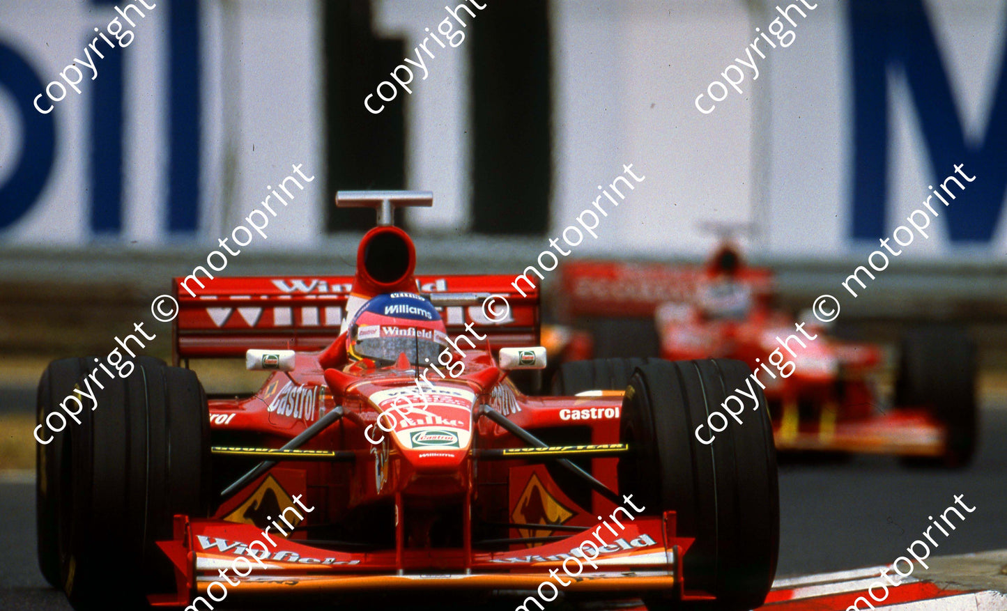 1998 Hungarian GP Jacques Villeneuve 3rd Williams FW20 (44)