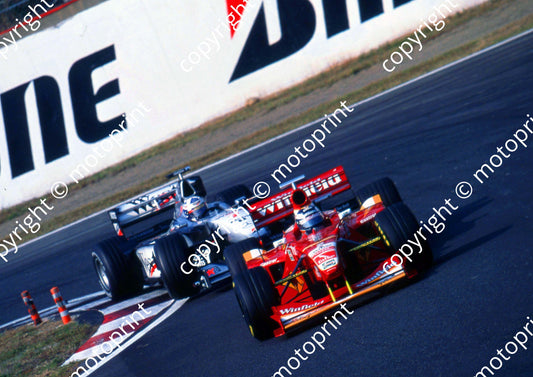 1998 Japanese GP Heinz-Harald Frentzen 5th Williams FW20, David Coulthard MCL Mercedes MP4-13
