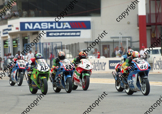 1998 Kya Nov SA v Aus 46 B McLeod 2 G Dreyer 23  B Anassis AP Andrew Pitt 6 Gavin Ramsay (Colin Watling Photographic) (98)