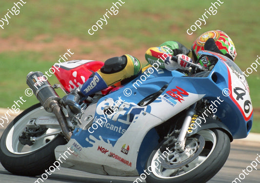 1998 Kya Nov SA v Aus 46 Brett McLeod Suzuki (Colin Watling Photographic) (97)