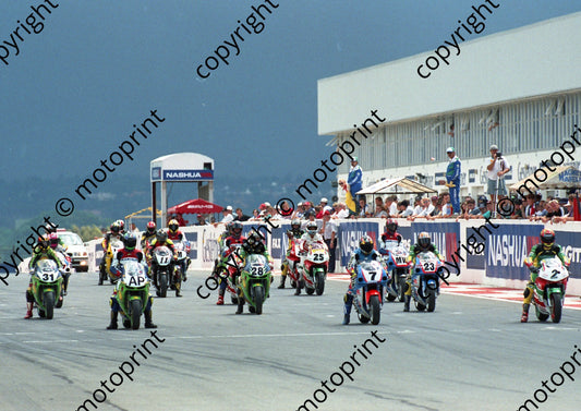 1998 Kya Nov SA v Aus FRONT ROW AP Andrew Pitt 7 Graeme van Breda 2 Greg Dreyrer (Colin Watling Photographic) (95)