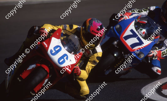 1998 Kya SSP 96 Claude Alain Jaggi Ducati 77 Brad Anassis Suzuki (Watling Photo)