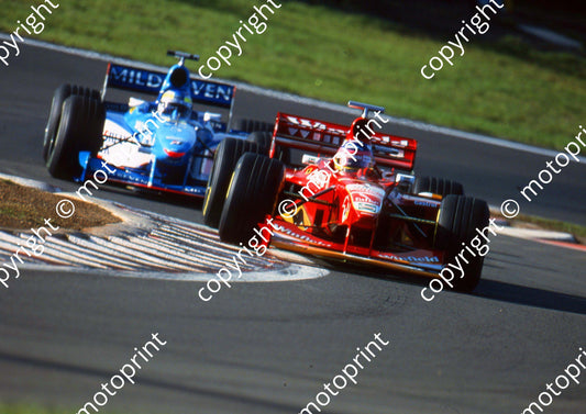1998 Luxembourg GP  Nurburgring Jacques Villeneuve 8th Williams FW20, Fisichella Benetton (35)