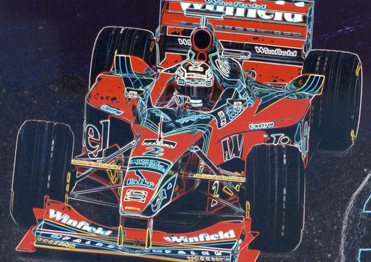 1998 San Marino  GP Heinz-Harald Frentzen FW20 Winfield poster (8)