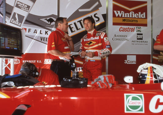 1998 Spanish GP Patrick Head, Heinz-Harald Frentzen 8th Williams FW20 (17)