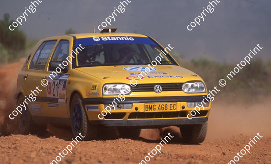 1998 Stannic Rally 21 Keith COleman, Uwe Koch Golf (Watling Photo) (5)