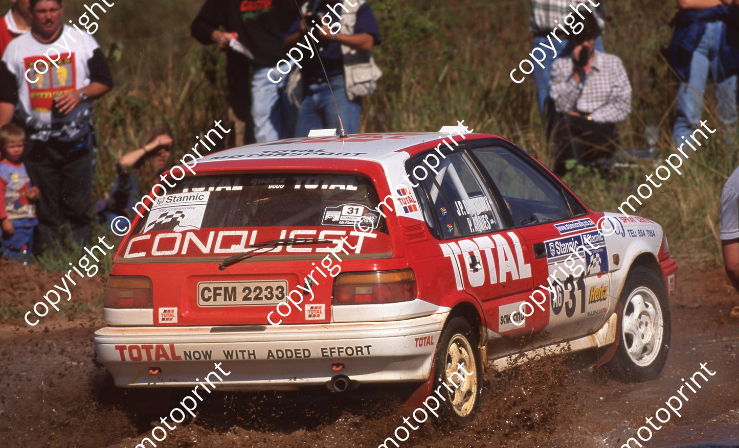 1998 Stannic Rally 31 J-P Damseaux, Pierre Arries Toyota (Watling Photo)  (4)