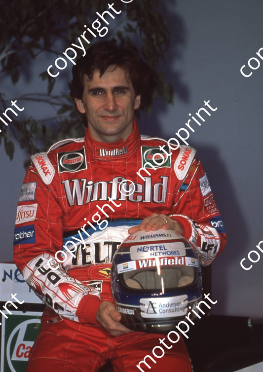 1999 At team launch Alex Zanardi Williams FW21 (3)