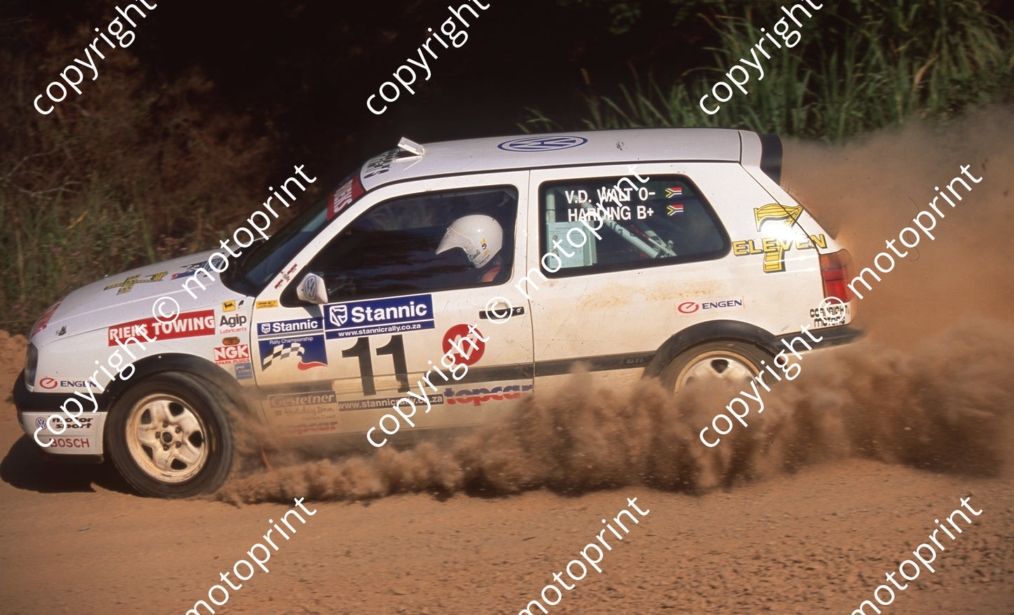 1999 Great North Rally 11 Tjaart vd Walt, Cindi Harding Golf (Watling Photo)  (2)