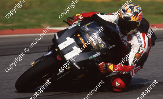 1999 Kya SBK 11 Troy Corser Ducati practice (Watling Photo) (3)