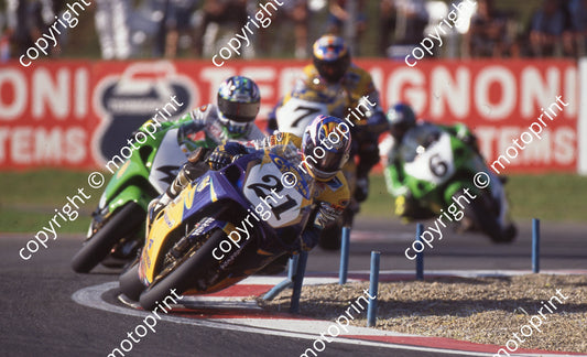 1999 Kya SBK 21 Katsuaki Fujiwara Suzuki (Watling Photo)  (3)