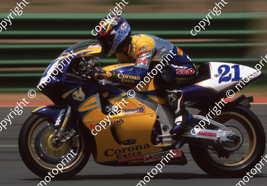 1999 Kya SBK 21 Katsuaki Fujiwara Suzuki (Watling Photo) (3)