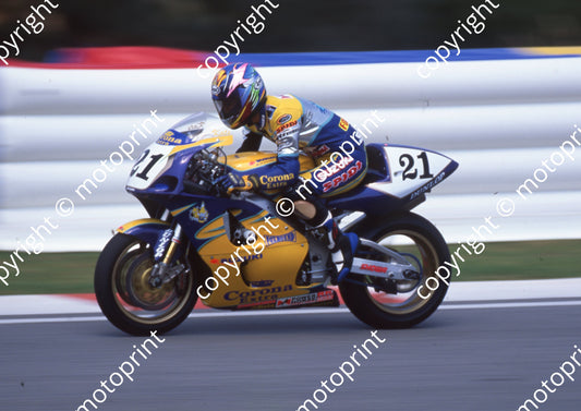 1999 Kya SBK 21 Katsuaki Fujiwara Suzuki (Watling Photo) jpg (1)
