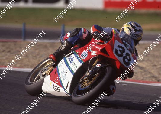 1999 Kya SBK 38 Lance Isaacs Ducati 14th (Watling Photo) (10)