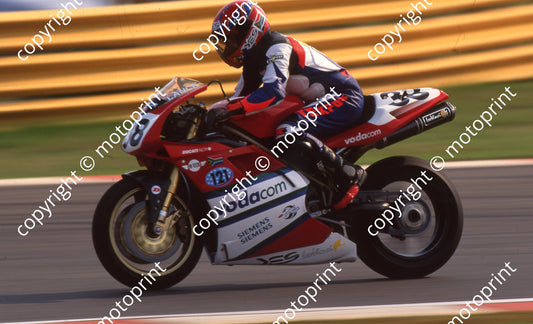 1999 Kya SBK 38 Lance Isaacs Ducati 14th (Watling Photo) (2)