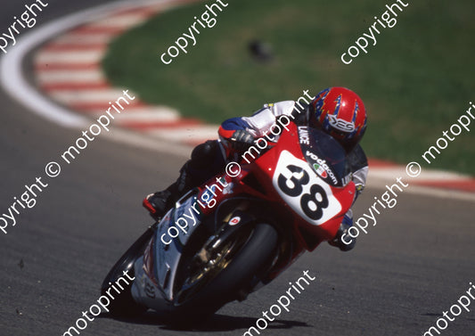 1999 Kya SBK 38 Lance Isaacs Ducati 14th (Watling Photo) (3)