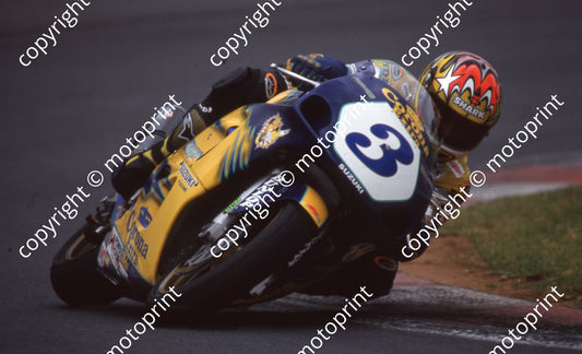 1999 Kya SSP 3 Stephane Chambon Suzuki Alstare 2nd (Watling Photo)  (7)