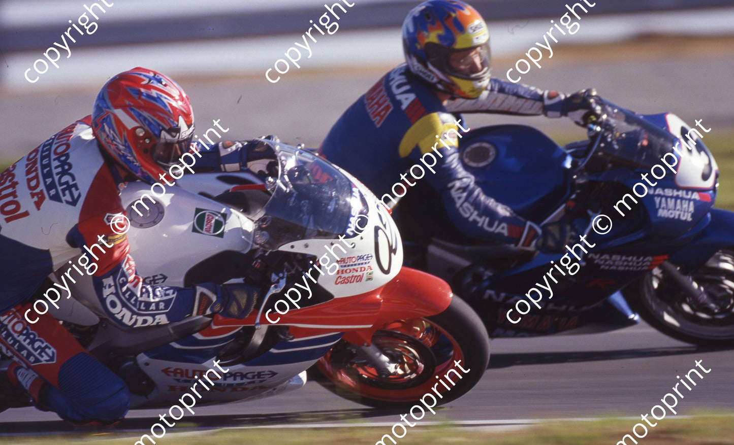 1999 Phakisa MC 2 Greg Dreyer Honda 3 Russell Wood Yamaha (Watling Photo)