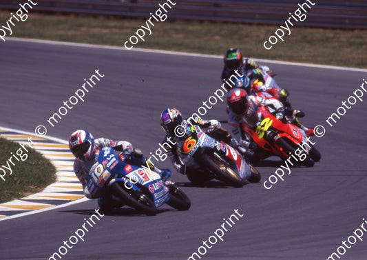 1999 Phakisa SA GP 125 10 Vidal 6 Ueda 32 Giansanti (Watling Photo)