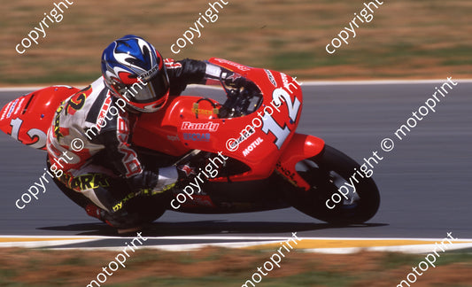 1999 Phakisa SA GP 125 12 Randy de Puniet Aprilia (Colin Watling Photographic) (1)