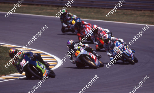 1999 Phakisa SA GP 125 26 Ivan Goi Honda 6 Noboru Ueda Honda 10 Jeronimo Vidal Aprilia (Watling Photo)