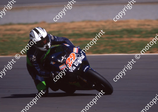 1999 Phakisa SA GP 125 29 Angel Nieto Jnr Honda (Colin Watling Photographic) (3)