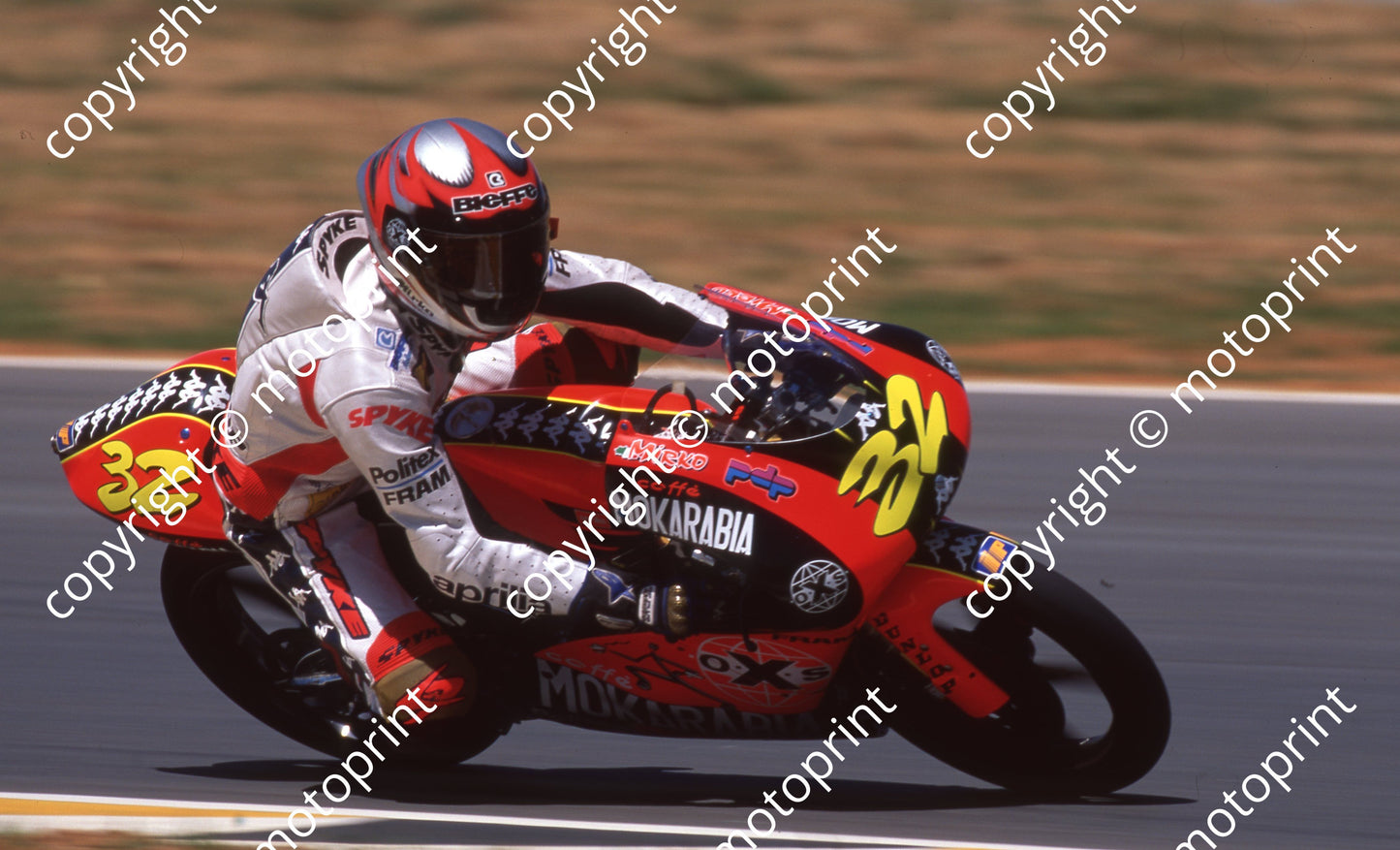 1999 Phakisa SA GP 125 32 Mirko Giansanti Aprilia (Colin Watling Photographic) (1)