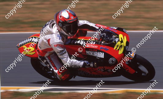 1999 Phakisa SA GP 125 32 Mirko Giansanti Aprilia (Colin Watling Photographic) (2)