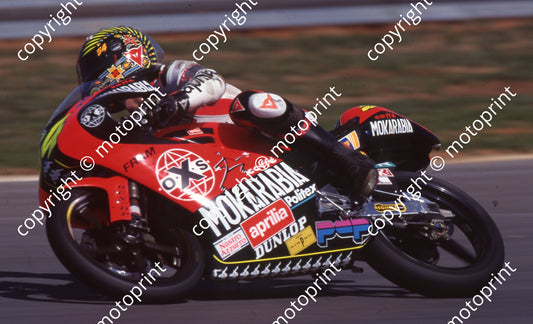 1999 Phakisa SA GP 125 54  Manuel Poggialli Aprilia(Colin Watling Photographic)858