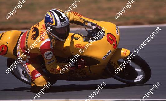 1999 Phakisa SA GP 125 9 Frederic Petit Aprilia (Watling Photo) (1)