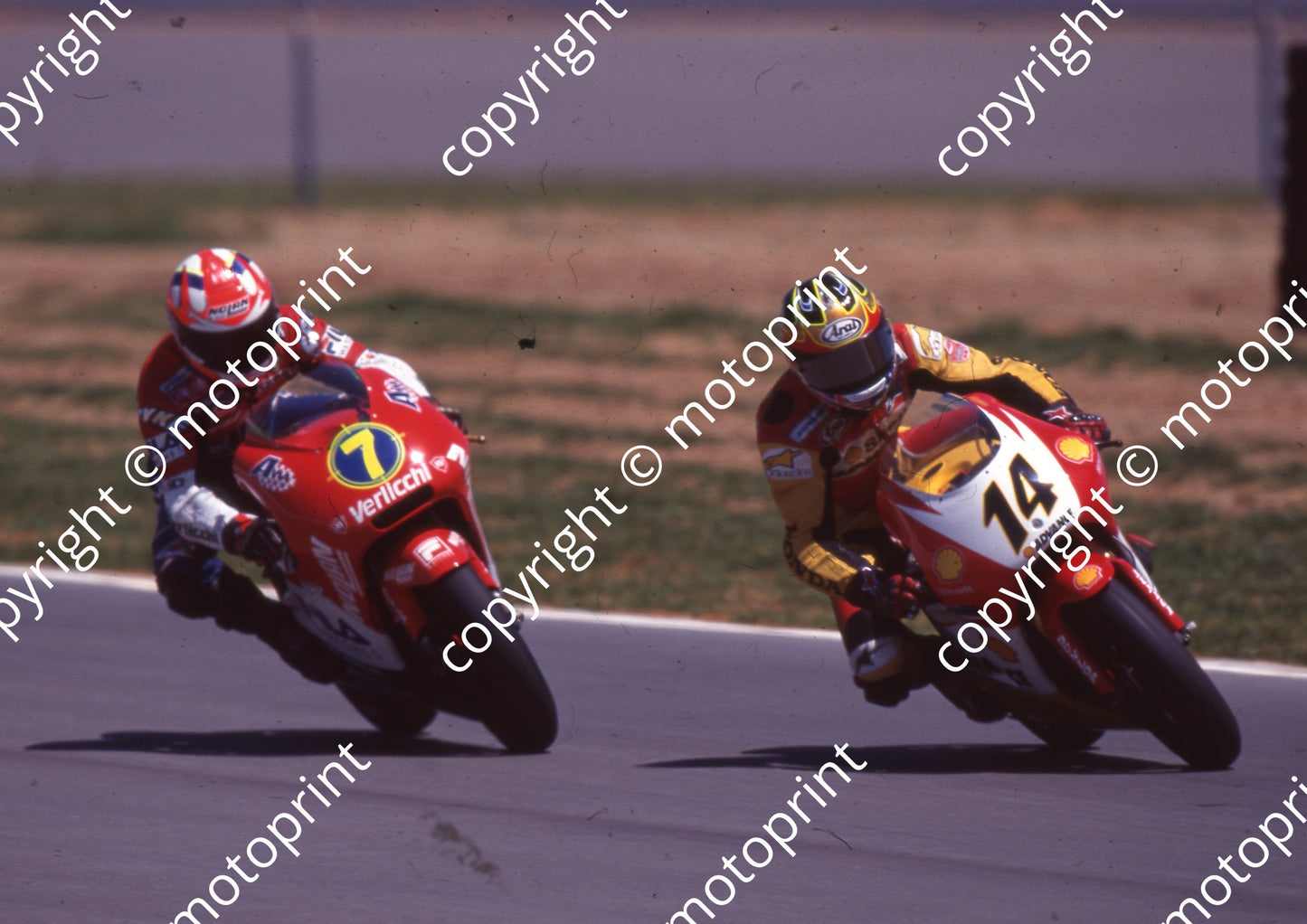 1999 Phakisa SA GP 250 14 Anthony West TSR Honda 7 Stefano Perugini Honda (Colin Watling Photographic) (2)