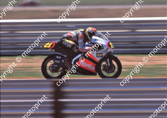 1999 Phakisa SA GP 250 21 Franco Battaini Aprilia (Colin Watling Photographic)037 (1)